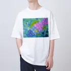 つぎの勿忘草　ワスレナグサ Oversized T-Shirt