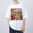 AQUAMETAVERSEの優雅な花見桜の花満開　なでしこ1478 Oversized T-Shirt