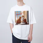 NanikatonanikaのDoratoTama オーバーサイズTシャツ