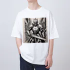 AI Fantasy Art Shopのblood knight③ Oversized T-Shirt