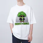 Stylo Tee Shopのブロックンロールのブロッコリー オーバーサイズTシャツ