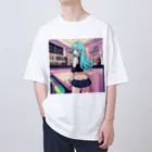 yozoraniyumeoの魔法バーテンダー少女 Oversized T-Shirt