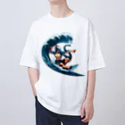 Isekai_animal_manの夏だ！ドラゴンもサーフィンだ Oversized T-Shirt