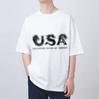 AwagoModeのUSA (The United States of America) Type1 (10) オーバーサイズTシャツ