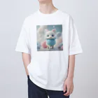 chan-takehaniの夢幻の猫界 オーバーサイズTシャツ