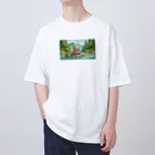 りおりるんの小熊 Oversized T-Shirt