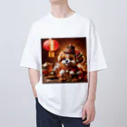 R-mayの金運アップの小型犬の神様 Oversized T-Shirt