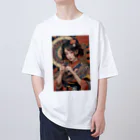 Omaniの浮世絵風美女 オーバーサイズTシャツ