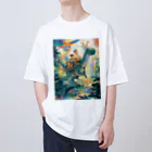 AQUAMETAVERSEの恐竜とジヤングル探検　なでしこ1478 オーバーサイズTシャツ