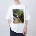 Funniestdogpuddingのおもしろ犬ハイキング Oversized T-Shirt