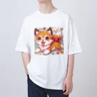 dragon2024の可愛いワンチャン🐕 オーバーサイズTシャツ