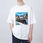 チェリモヤの機関車が日本を走る Oversized T-Shirt