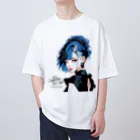 KUSUZINIA'S SHOPのSmoking Lady (Ver.2) Oversized T-Shirt