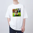 カジノ屋のビーグル犬キキちゃん Oversized T-Shirt