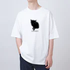 くろねこ屋の黒猫① オーバーサイズTシャツ