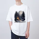 Nodoka Silence Library - WEB SHOPのSnow Cottage Oversized T-Shirt