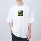 dinosaur_brothersのりあるティラノ① Oversized T-Shirt