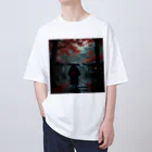 中村マコトの雨の中の侍 Oversized T-Shirt