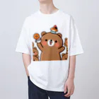 TAKU0822の熊のキャラクターグッズ Oversized T-Shirt