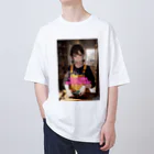 TSK11の"I'm a beginner, but I'll do my best!" Oversized T-Shirt