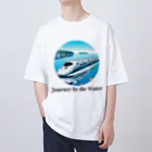 チェリモヤの新幹線 水辺の旅 01 Oversized T-Shirt