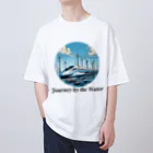 チェリモヤの新幹線 水辺の旅 02 オーバーサイズTシャツ