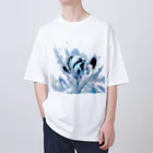 レオレオレオのレオの抽象画アート オーバーサイズTシャツ