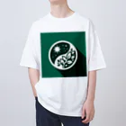 Qten369の地球を守ろう オーバーサイズTシャツ