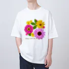 MIdesignのポップフラワー Oversized T-Shirt