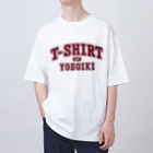 グラフィンのよそいきのTシャツ　エンジ Oversized T-Shirt