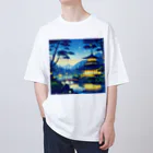 ソラのお店屋さんの蛍(昔の情景風) Oversized T-Shirt