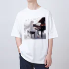 cocoa8877の夏のピアノ オーバーサイズTシャツ