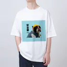 フレブル6兄弟オリジナルグッズのハチ兄さん安全第一グッズ Oversized T-Shirt