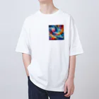 8kn356231のアート Oversized T-Shirt