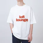 Lofi LoungeのLofi Lounge 赤 オーバーサイズTシャツ