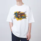 freehandの蜀の将軍・張飛 Oversized T-Shirt