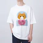 Kikuyaのめいちゃんのこもちゃん オーバーサイズTシャツ