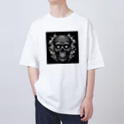 rinaPoohのドクロ Oversized T-Shirt