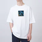 OTIRUBUTUBUTUのライオンロボットvsラプトル Oversized T-Shirt