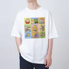 鳥ちゃんズの心がぽかぽか鳥ちゃんズ Oversized T-Shirt