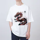 KURO・HANAの伝説の龍 オーバーサイズTシャツ