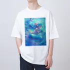 AQUAMETAVERSEの大切な人を想う人魚姫　7883 Oversized T-Shirt