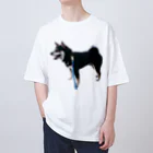クリスタの黒芝犬 ジャック Oversized T-Shirt