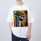 Ppit8の野生の猫 オーバーサイズTシャツ