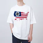 ヨシアスss武装親衛隊大将(ナチ党員幹部)のアメリカ国旗 Oversized T-Shirt