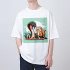 春薫杜のグースとコッピー Oversized T-Shirt