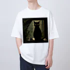 8890の黒猫 オーバーサイズTシャツ