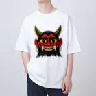 FacefacefacesのRed ogre face Oversized T-Shirt