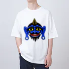 FacefacefacesのBlue ogre face Oversized T-Shirt