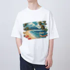 はちみつあめの常夏リゾート Oversized T-Shirt